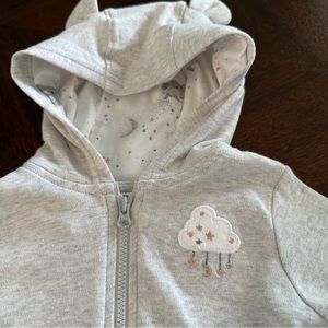Bundles Baby Place (The Children's Place) zip-up hoodie, size 0-3 months